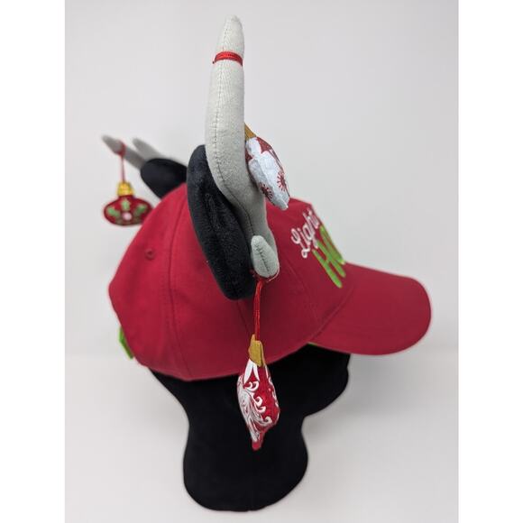 Disney Parks Light Up The Holiday Mickey Mouse Ears Adjustable Hat LIGHTS TESTED - Picture 6 of 9